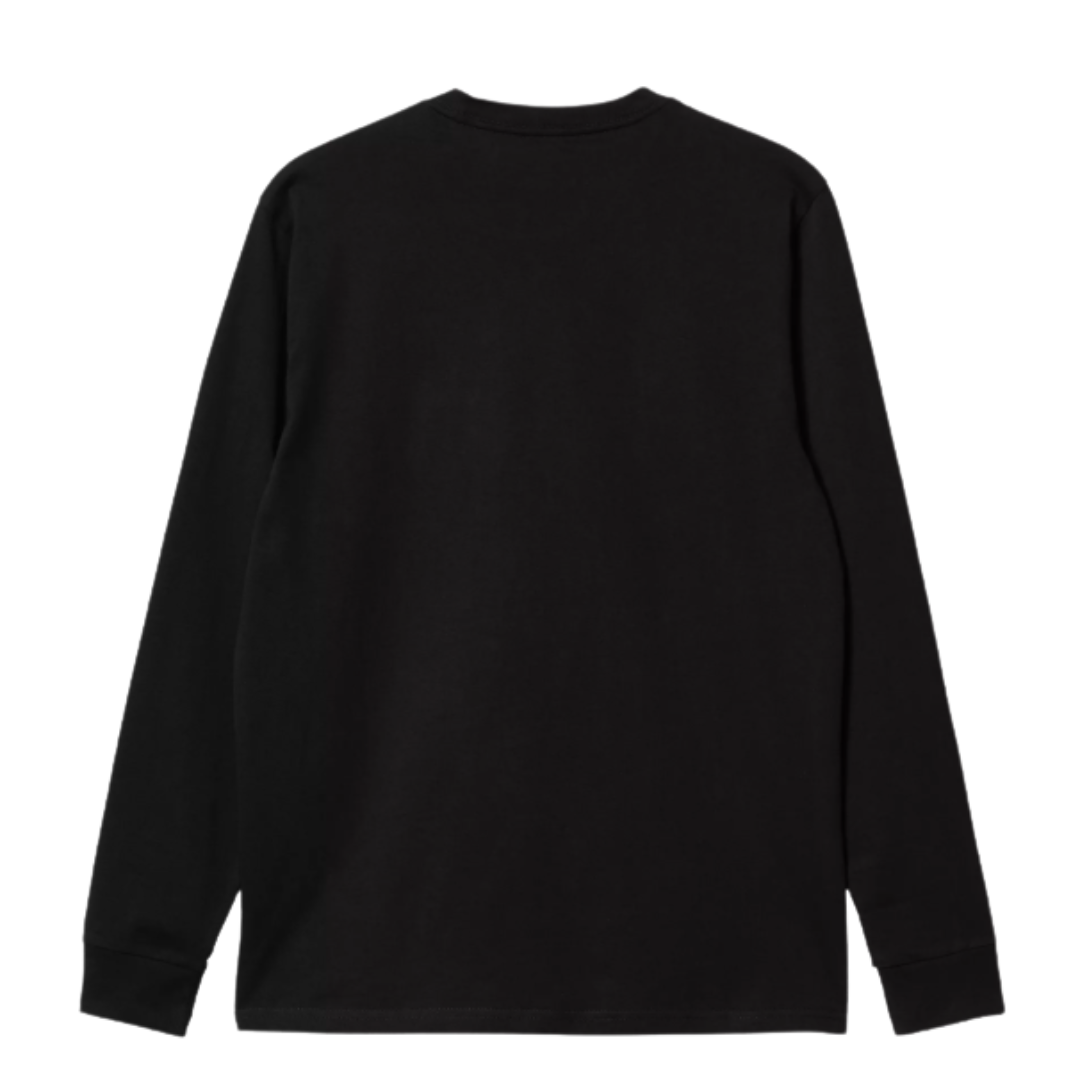 Sudadera Crew Bolsillo Negro Carhartt