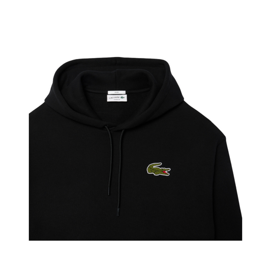 Sudadera Negra Basica Lacoste