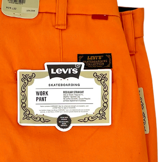 Skateboarding Work Pant Orange Levi's