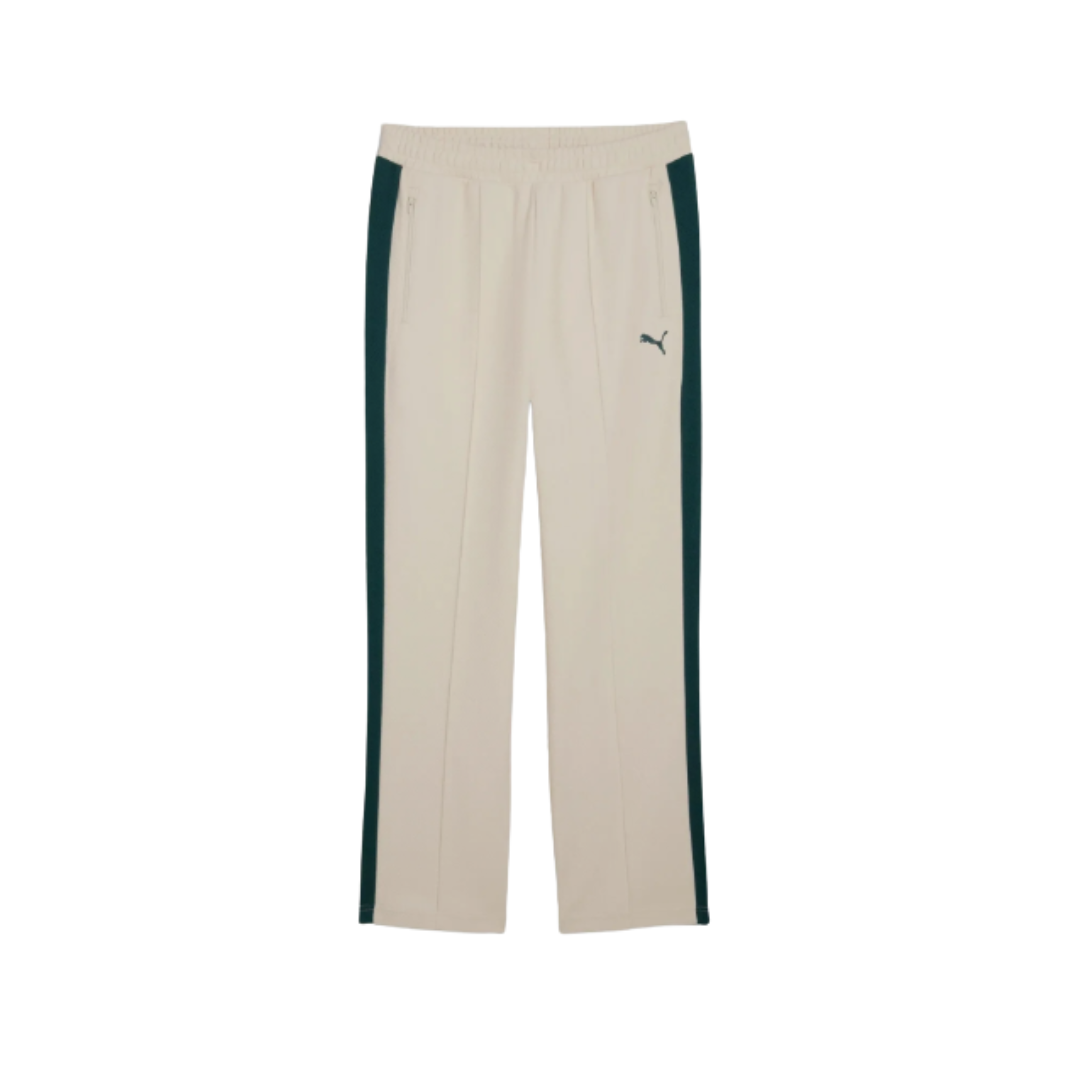 Pantalones T7 relaxed Track Alpine Snow -Green Puma