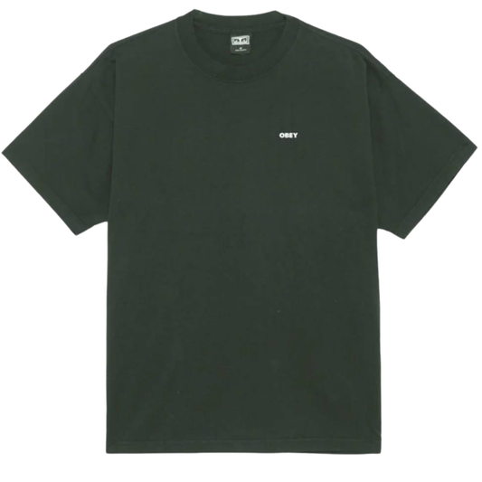 Camiseta Bold Icon Heavy Weight Verde Obey