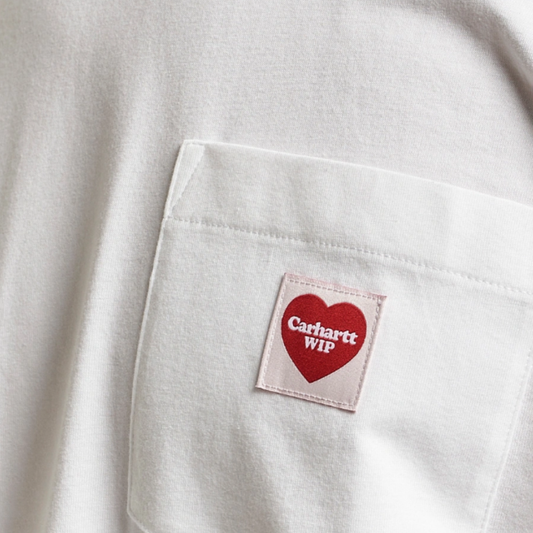 Camiseta Pocket Heart Blanca Carhartt