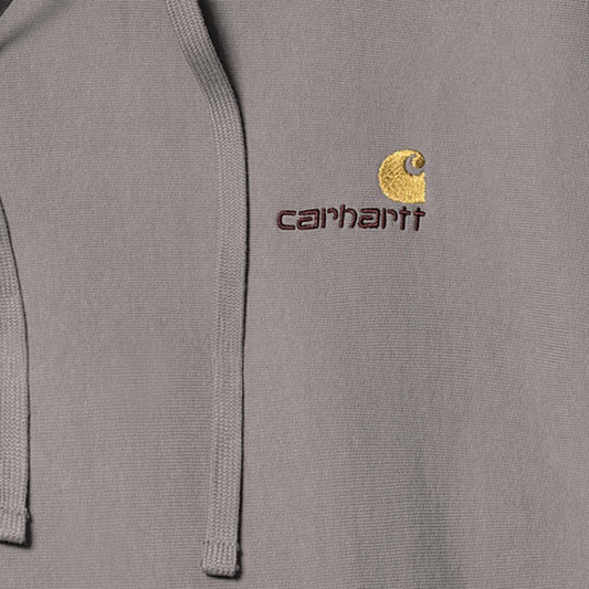 Sudadera American Script Gris Carhartt
