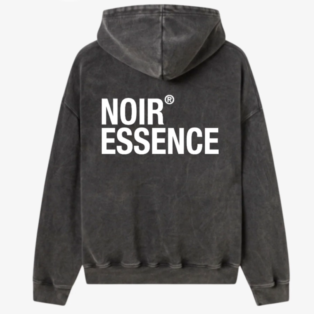 Sudadera Essence Washed Black Noir