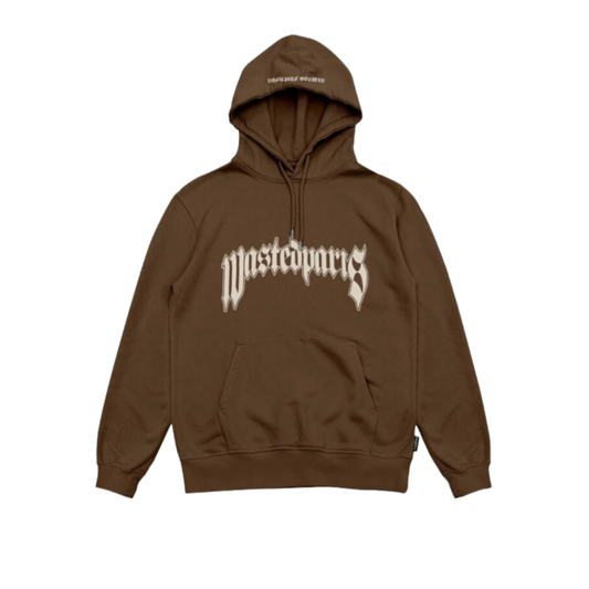 Sudadera Box Logo Marron Wasted Paris