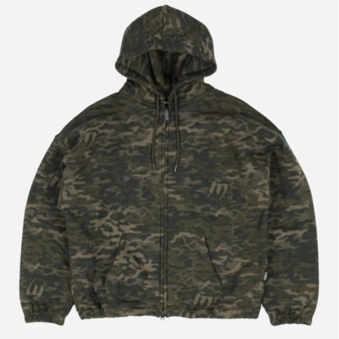 Sudadera Digicamo Full zip Wasted Paris