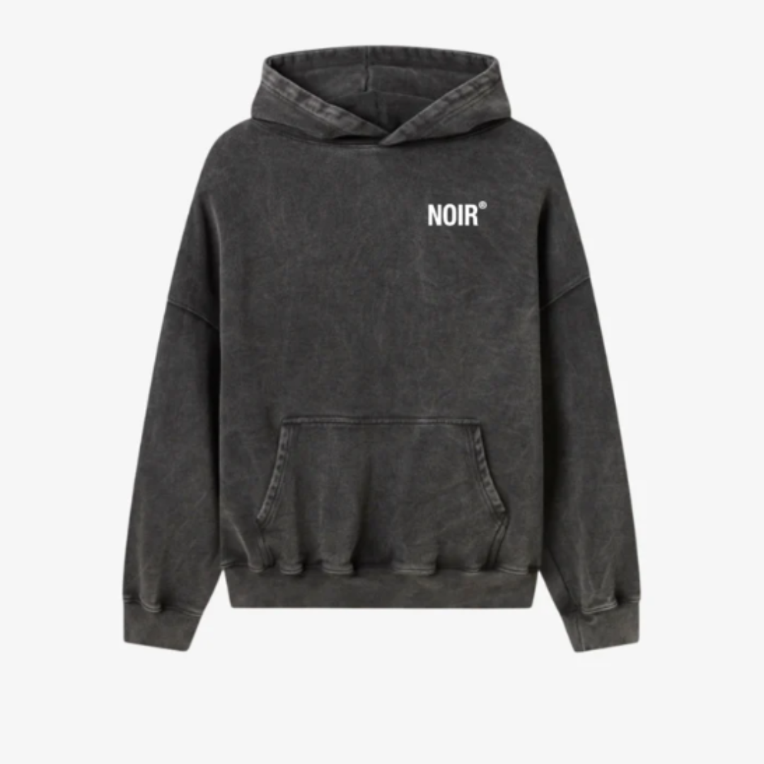 Sudadera Essence Washed Black Noir