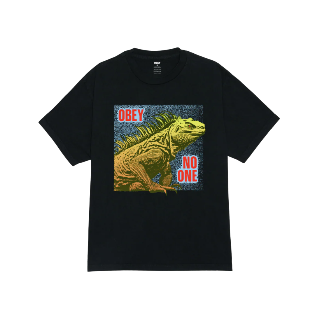 Camiseta Obey No  One Reptile Obey