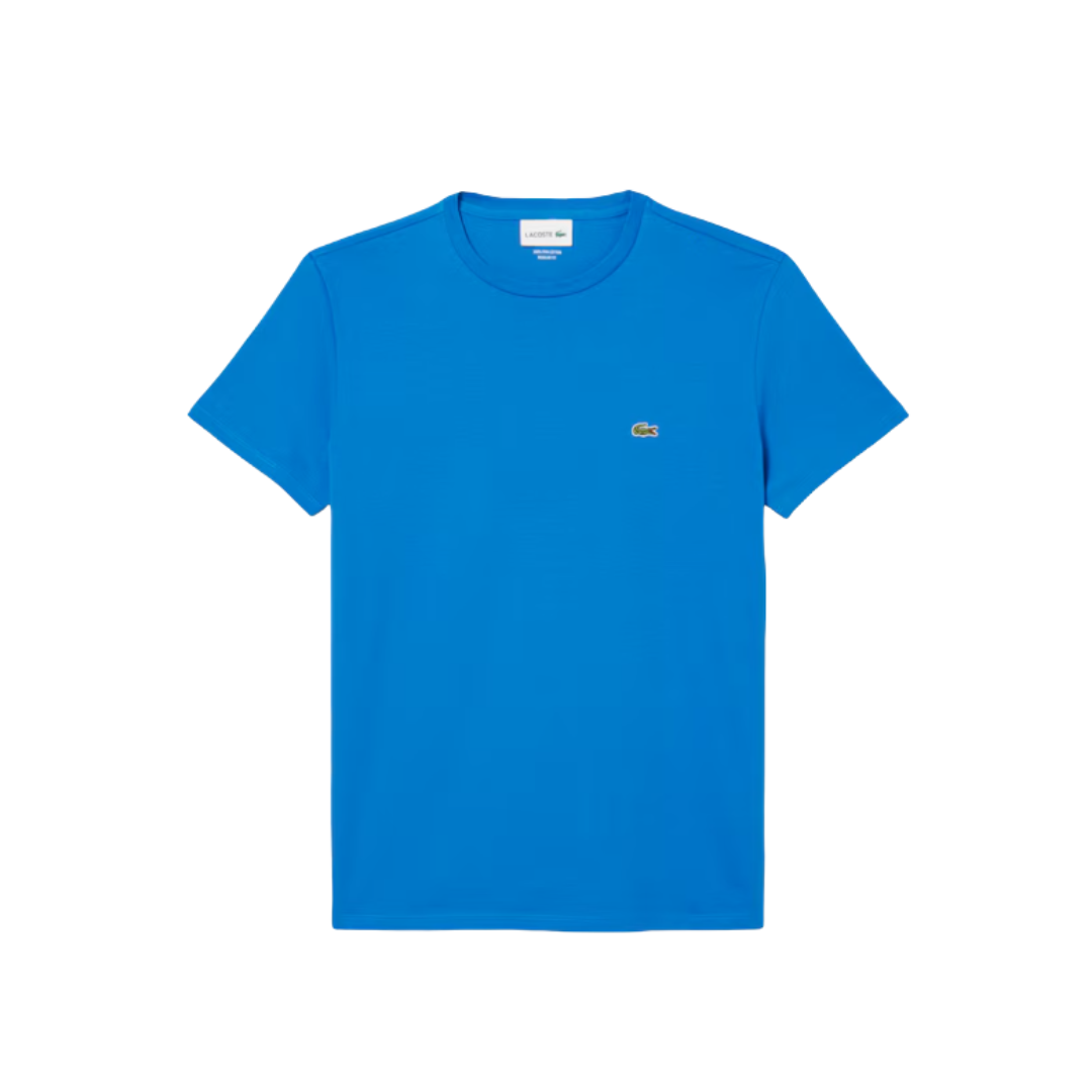 Camiseta Basica Azul Lacoste