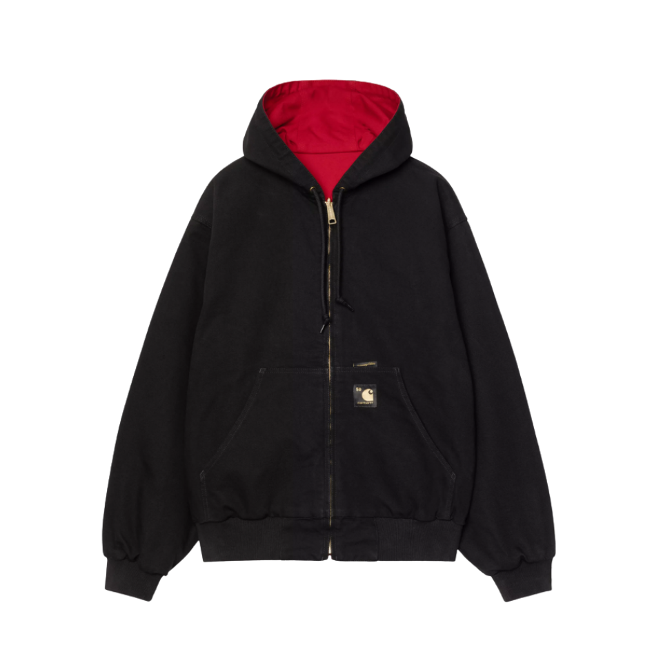 CARHARTT WIP 50 ANNIVERSARY OG ACTIVE JACKET BLACK AND RED