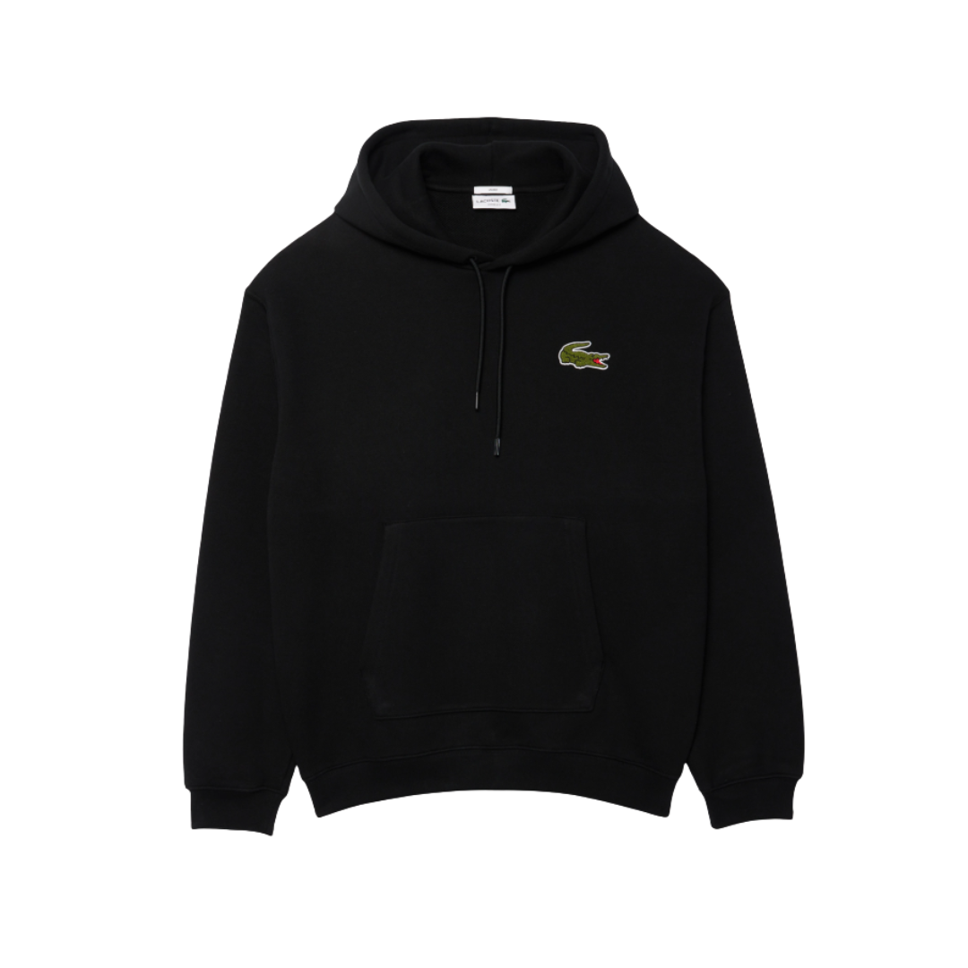 Sudadera Negra Basica Lacoste