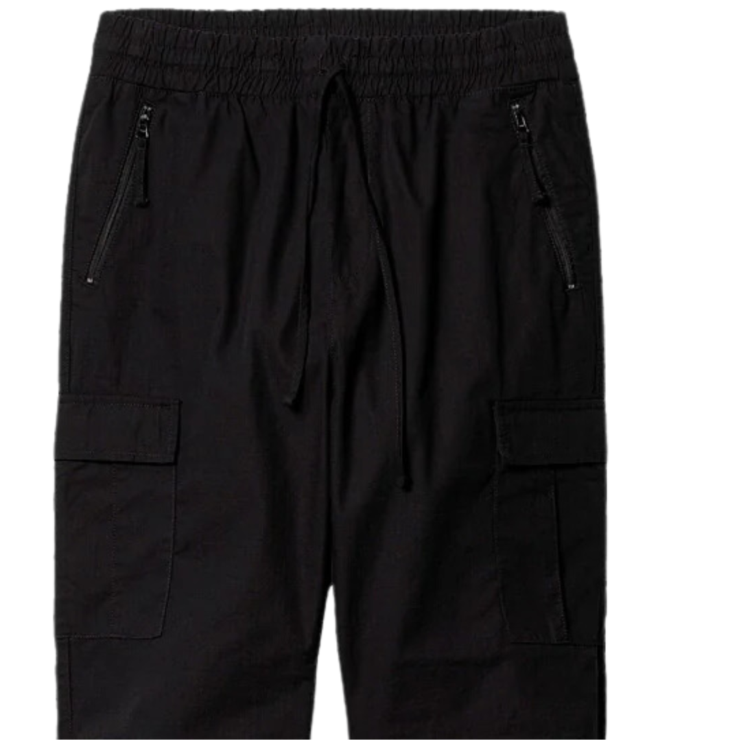 Cargo Jogger Black Rinsed Carhartt