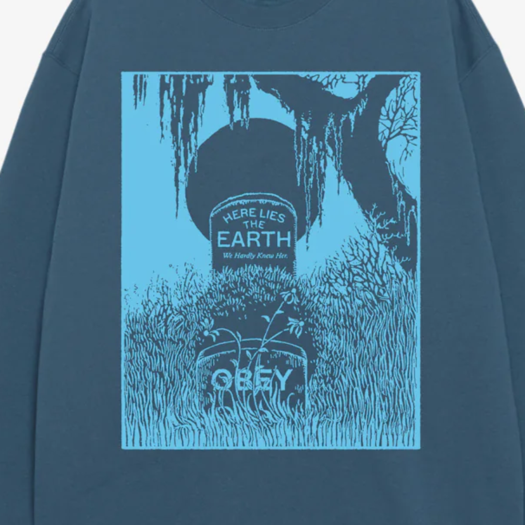 Sudadera Here Lies The Earth Obey