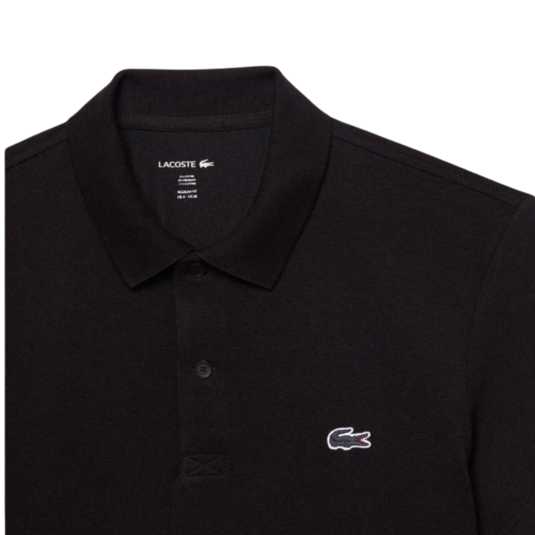 Polo Negro Basico Lacoste