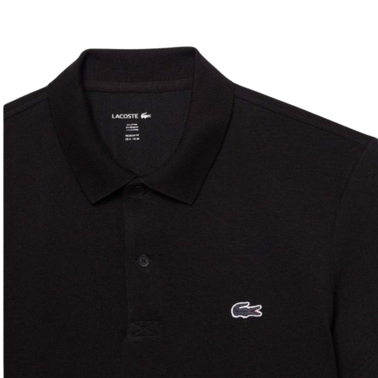 Polo Negro Basico Lacoste