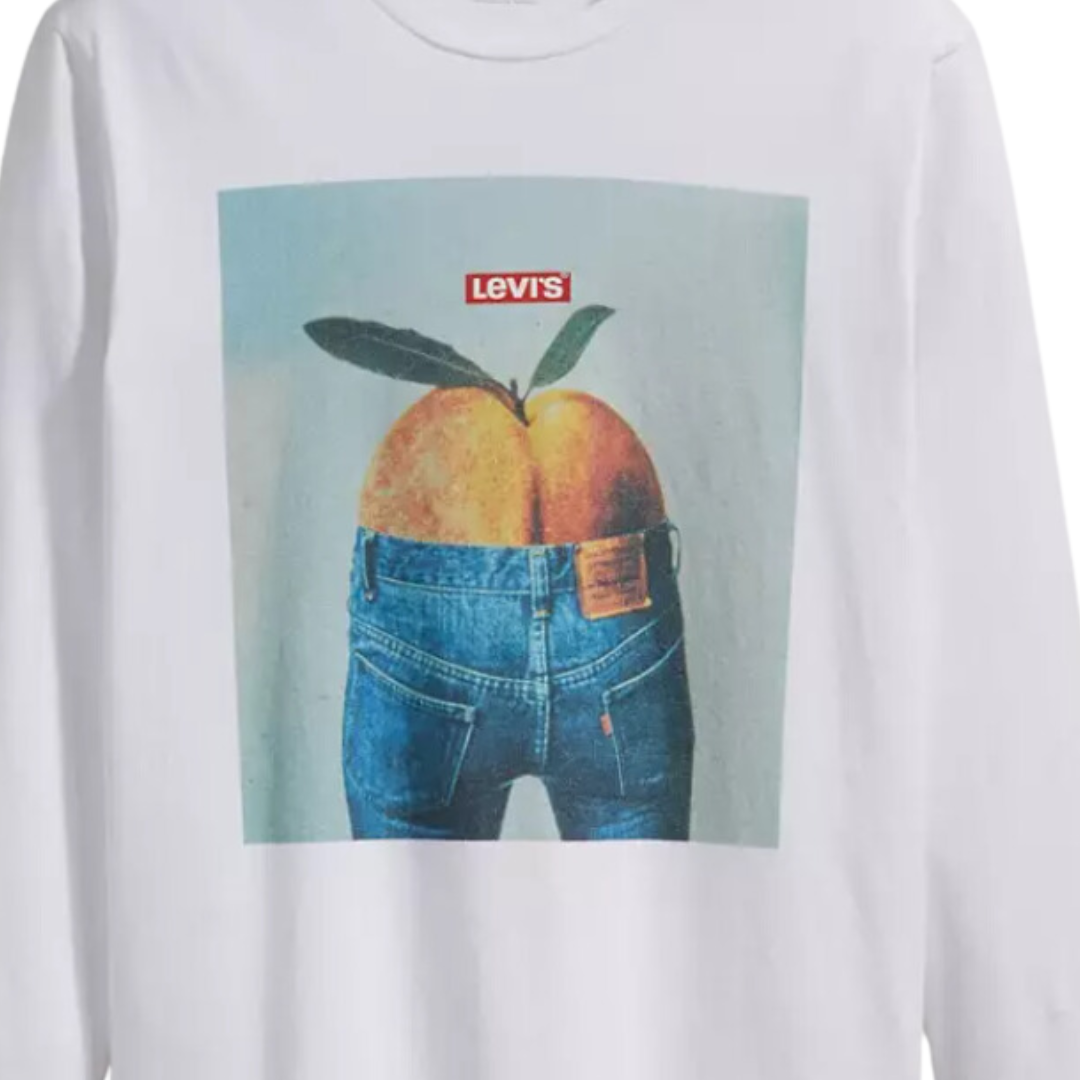 Camiseta m/l Peach Photo Levi's