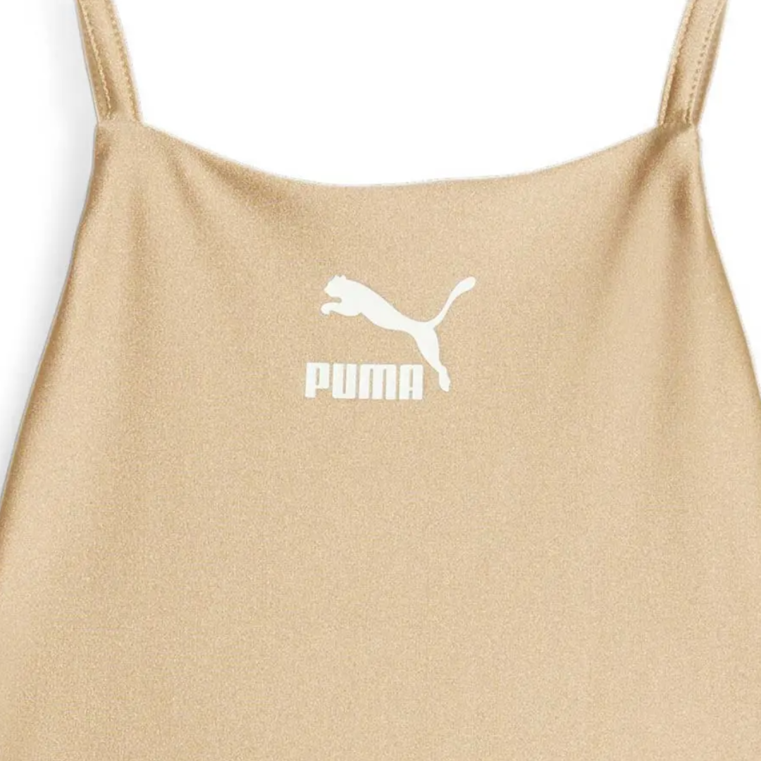 Top T7 Shiny Crop dorado Puma