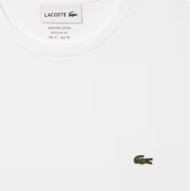 Camiseta Basica white Lacoste