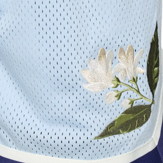 Short Mesh Floral Dodgers New Era