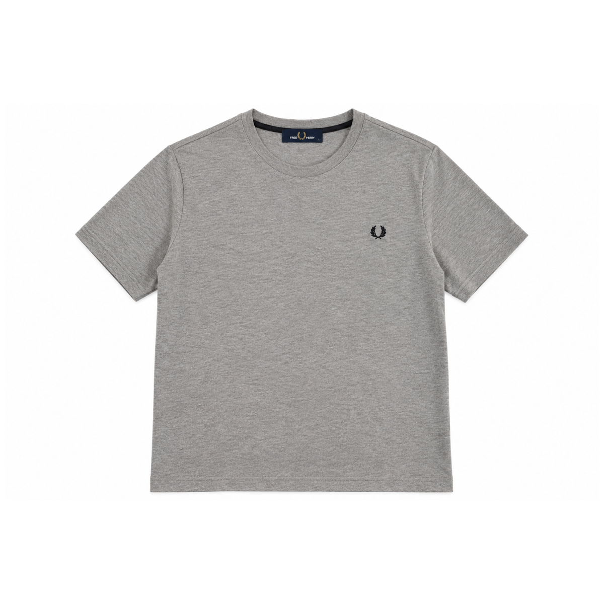 Camiseta Basica Gris Fred Perry
