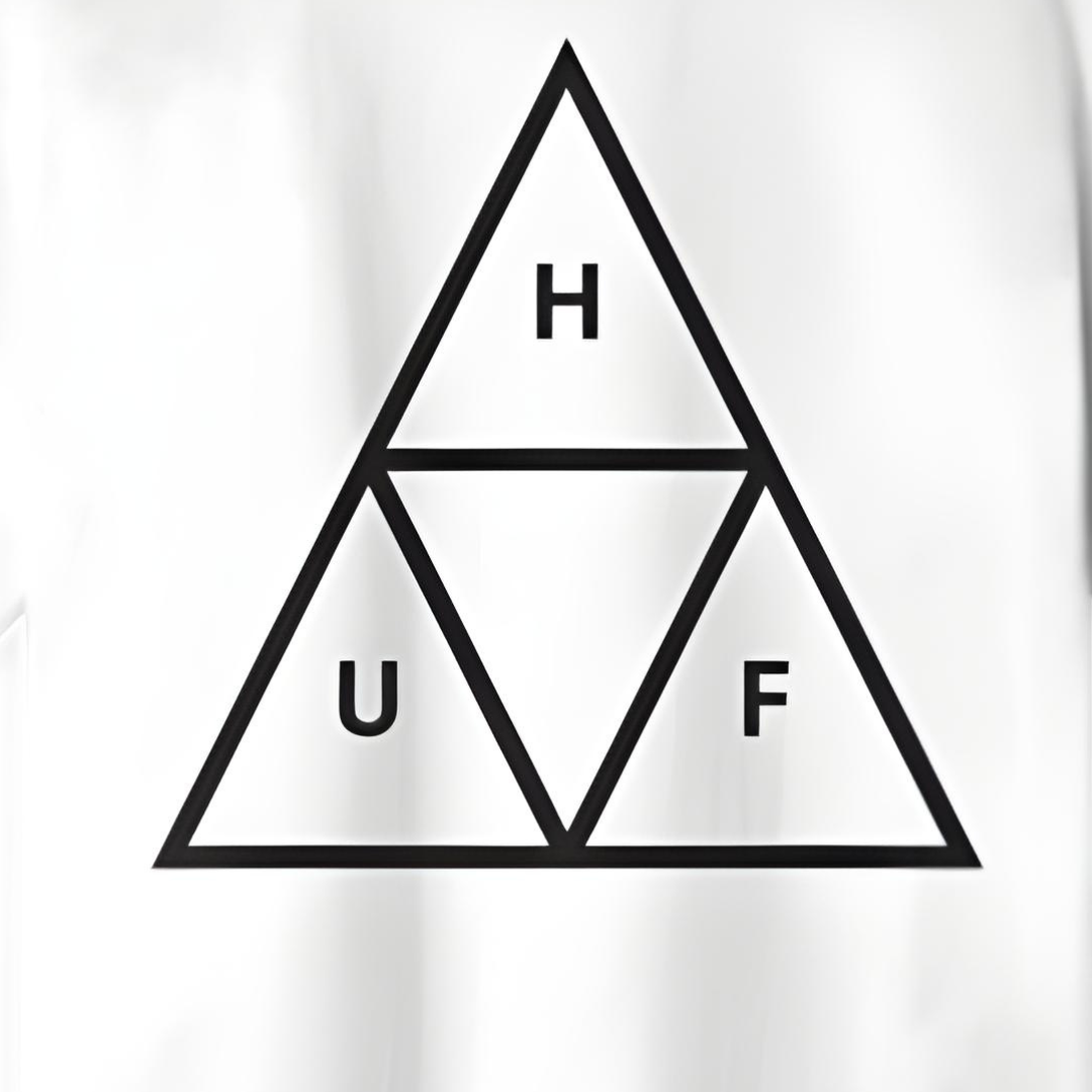 Camiseta Essentials Triple Triangle blanco HUF