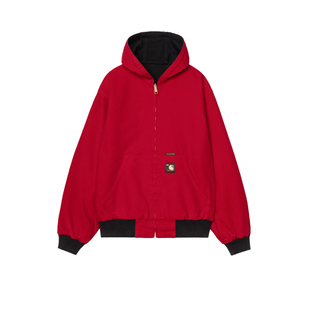 CARHARTT WIP 50 ANNIVERSARY OG ACTIVE JACKET BLACK AND RED
