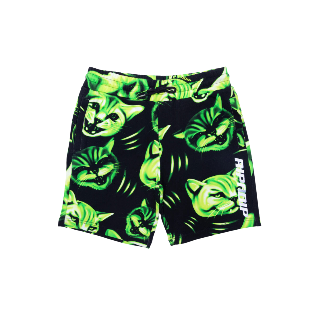 Bañador Neon Cat Sweatshorts Ripndip