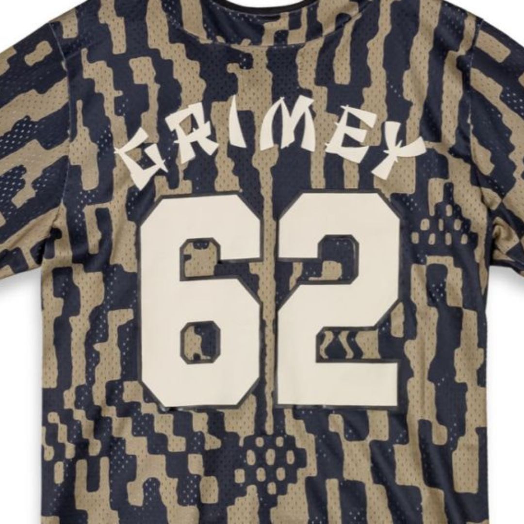 Camiseta de Baseball Lucky Dragon Mesh Grimey