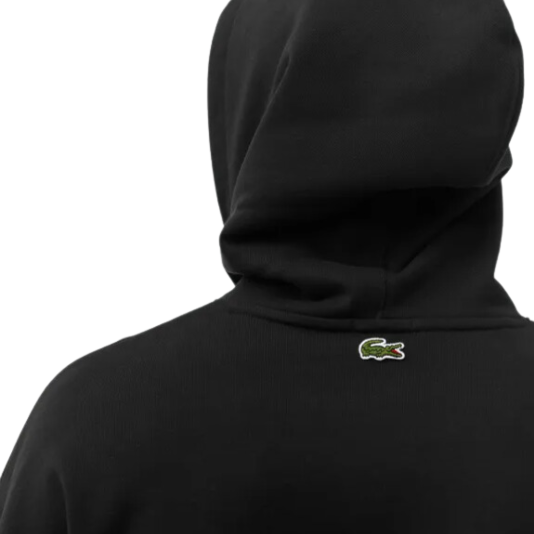 Sudadera con logo en verde Lacoste Live