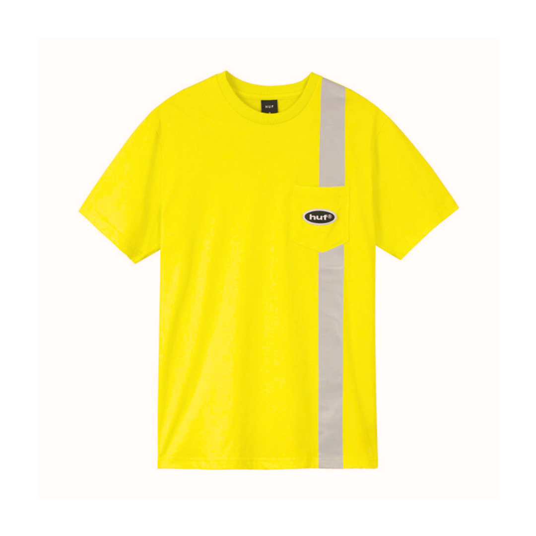 Camiseta Safety Pocket Neon HUF