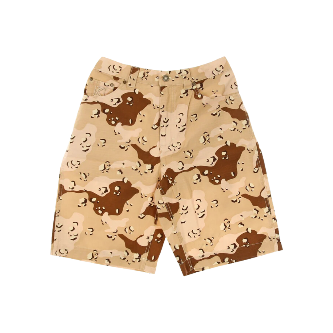 Shorts Small Signature Washed Camo Karl Kani