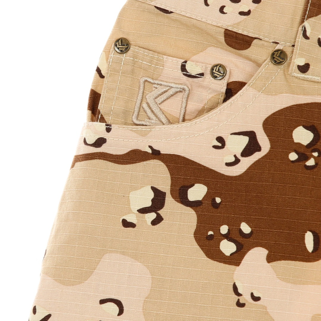 Shorts Small Signature Washed Camo Karl Kani