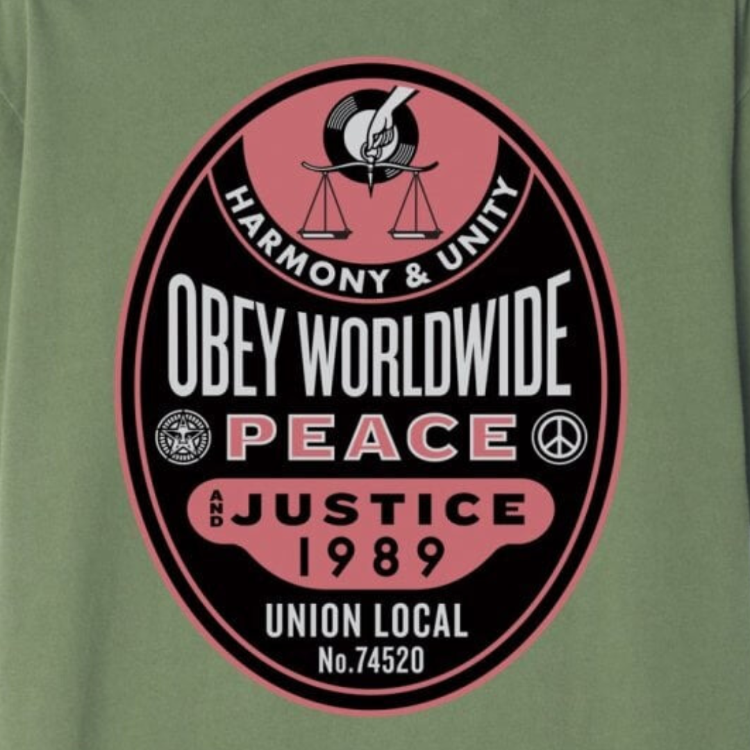 Camiseta Universal Peace & Justice Obey