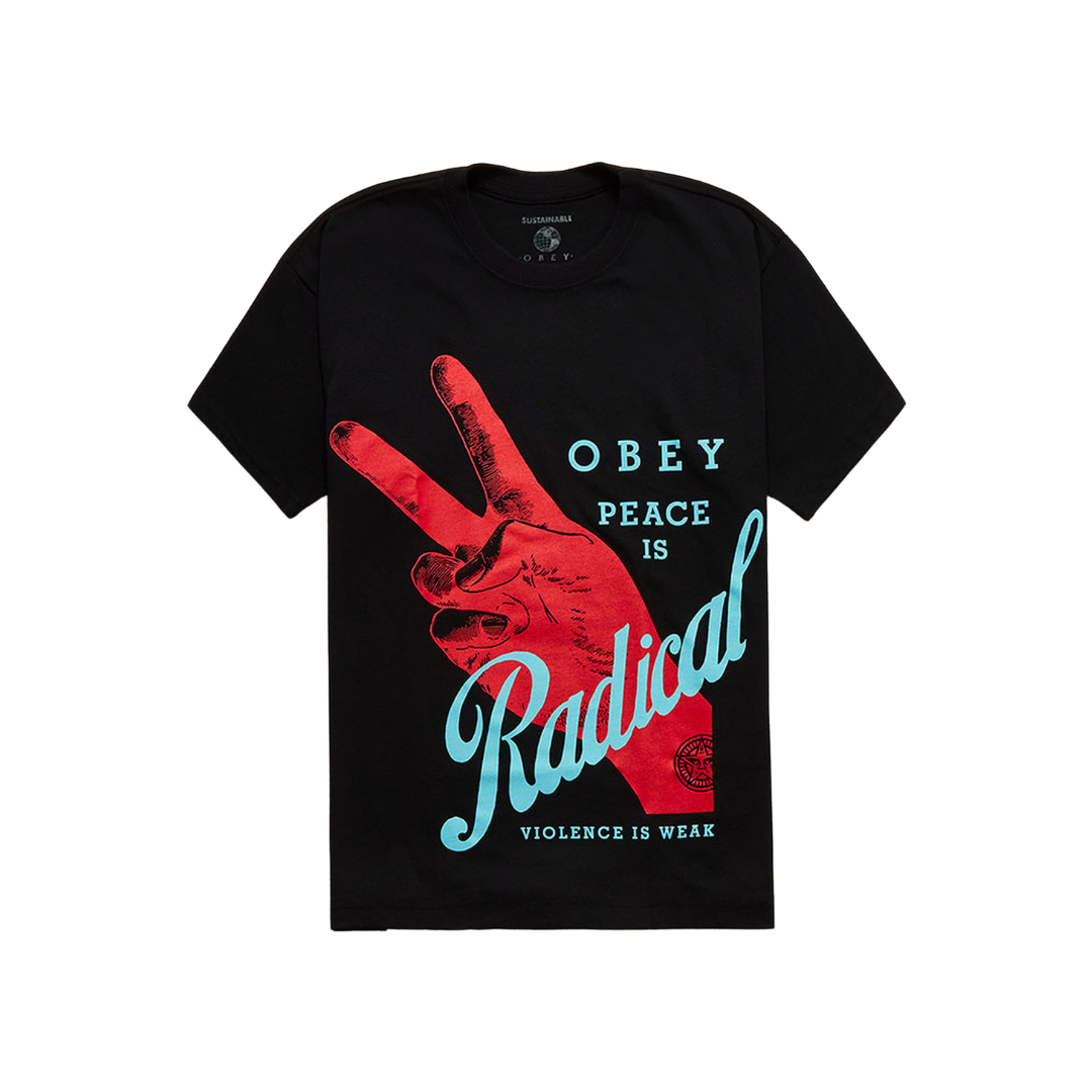 Camiseta Peace is Radical Obey