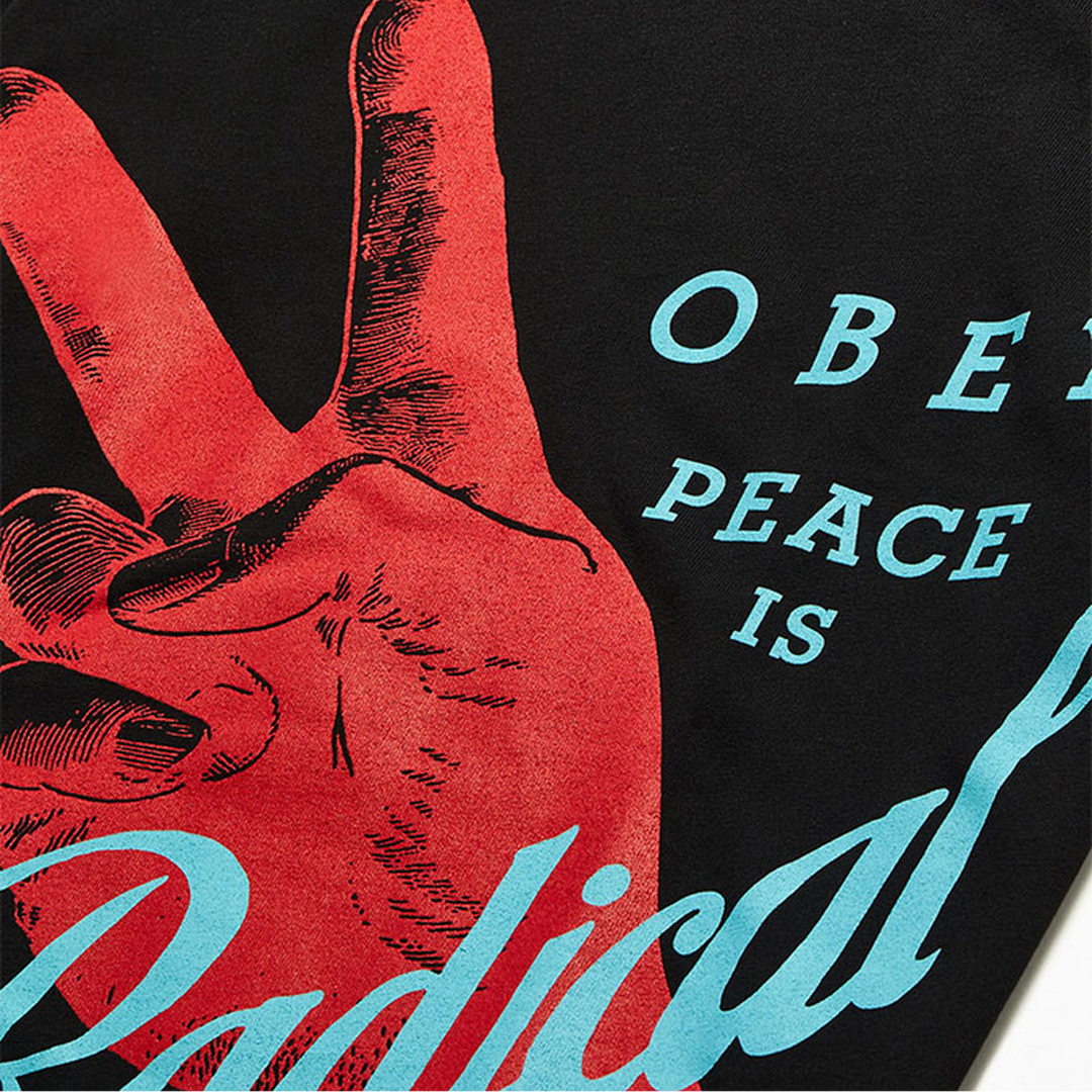 Camiseta Peace is Radical Obey