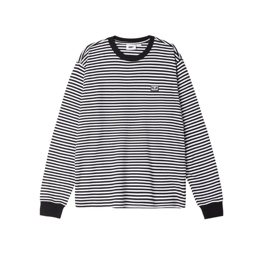 Camiseta Established Works Eyes Striped l/s Obey