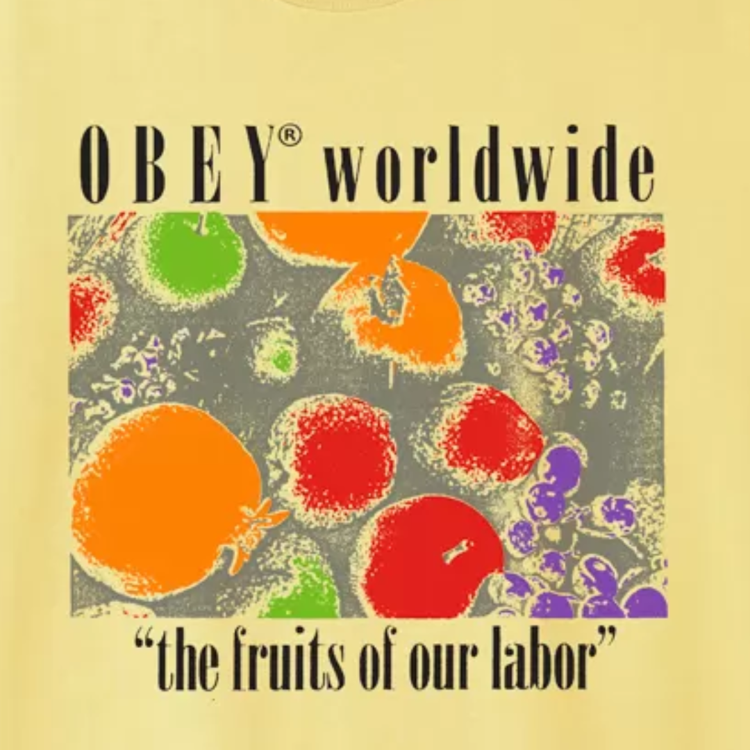 Camiseta The Fruits of Labor Heavyweight Obey