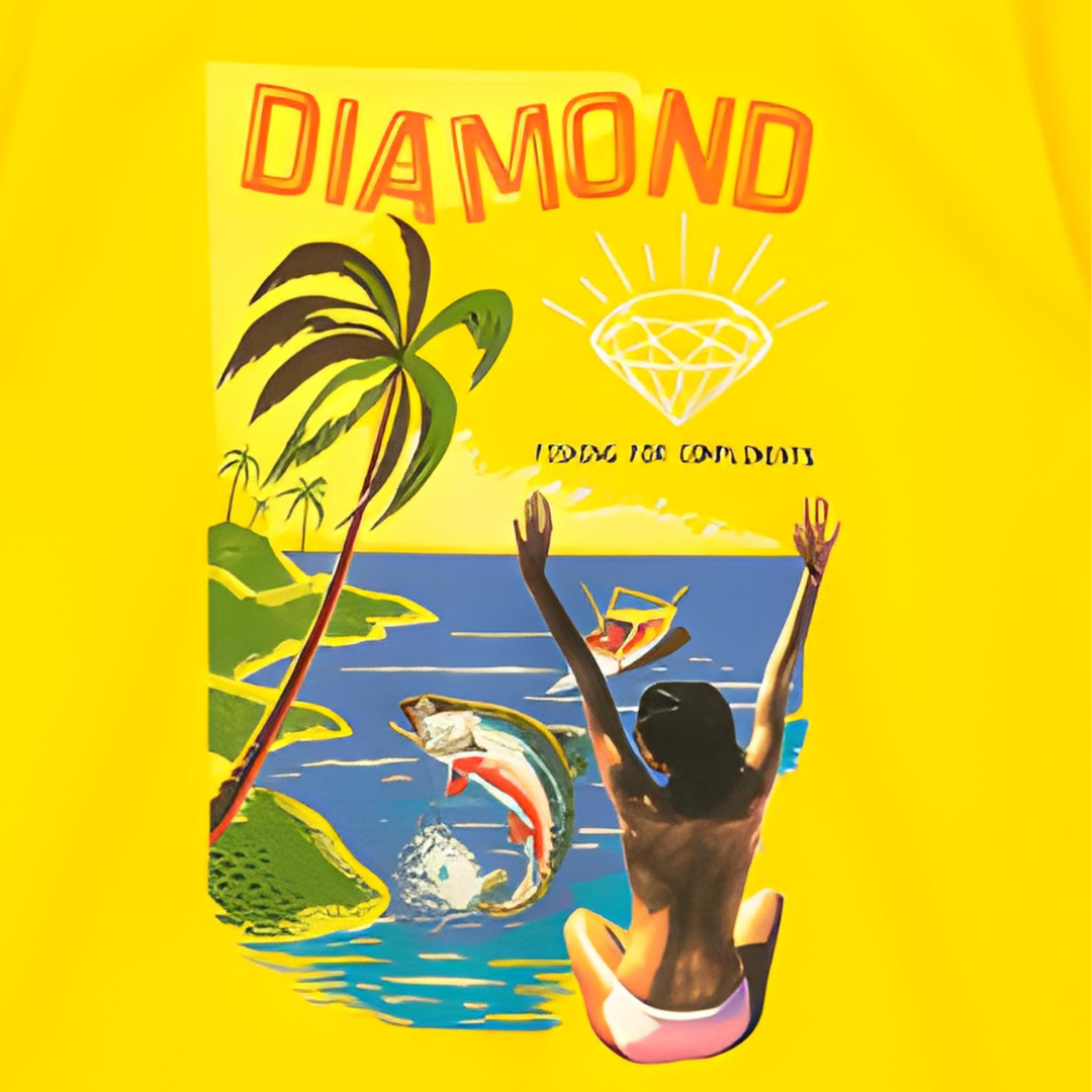 Camiseta Fishing for Compliments Diamonds