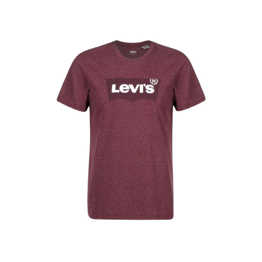 Camiseta Logo Burgundy Marl Crew Neck T-Shirt Levi's