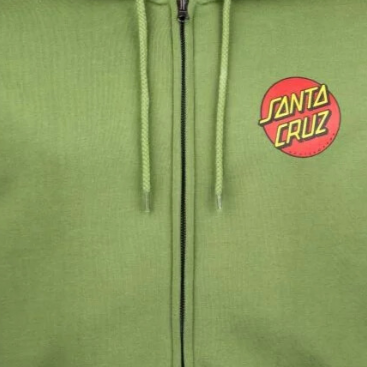 Sudadera Classic Dot Zip Santa Cruz