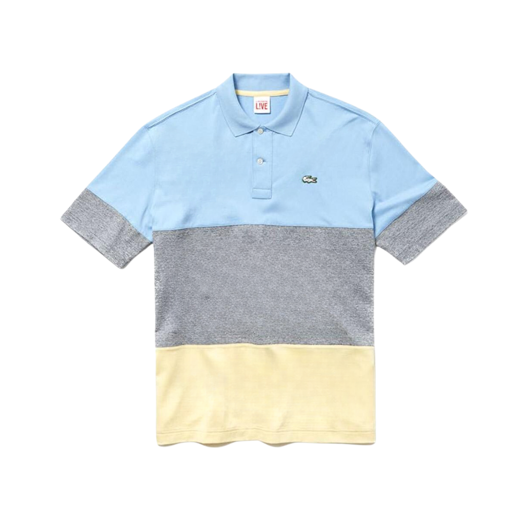 Polo Blue Colourblock Lacoste Live