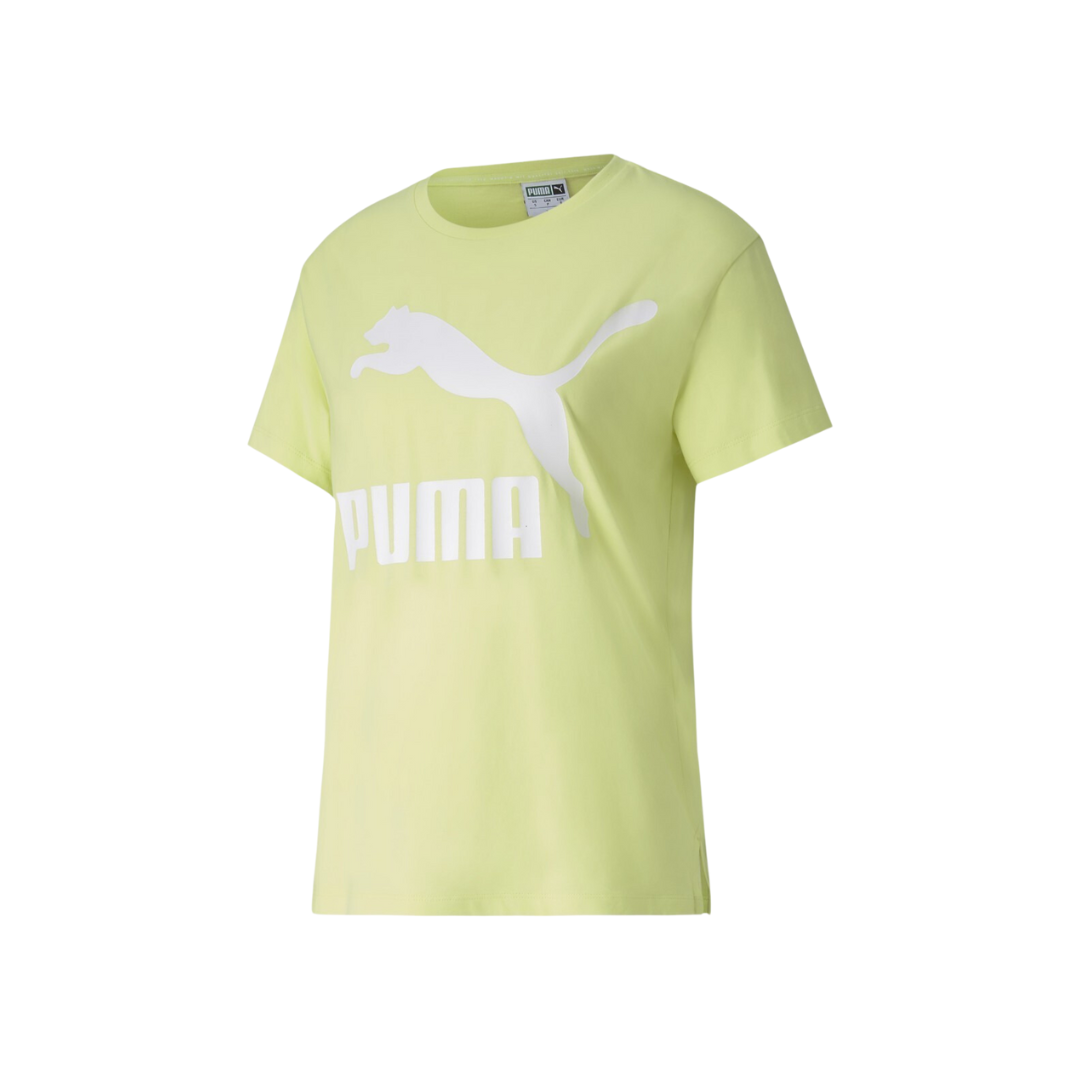 Camiseta Classics Logo Lime Puma