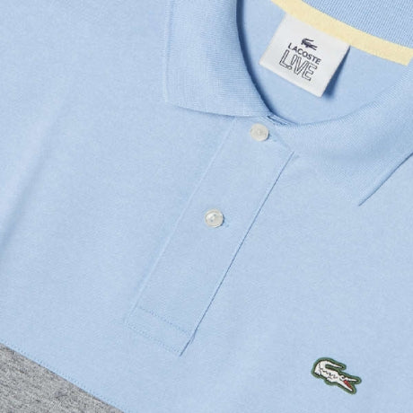 Polo Blue Colourblock Lacoste Live